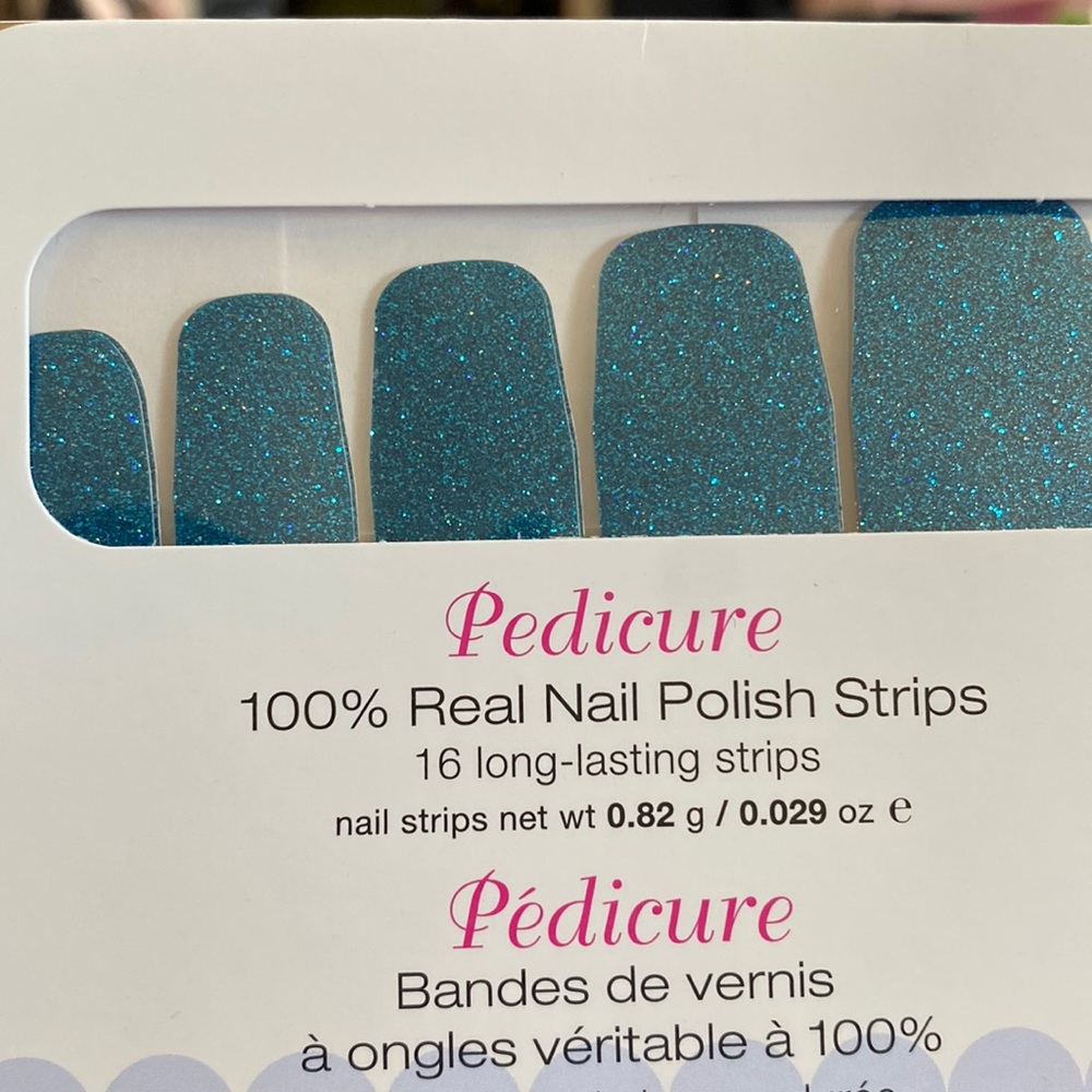 Color street pedicure nail strip set
